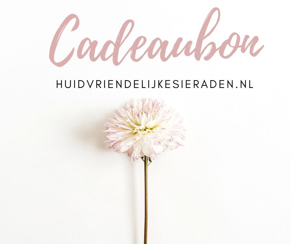 Cadeaubon voor Huidvriendelijkesieraden.nl